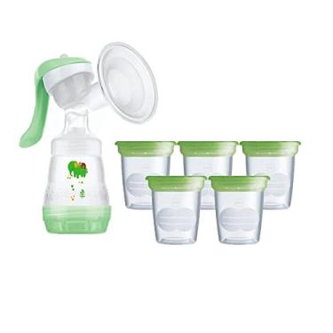 Imagem de Kit Bomba Amamentação Extratora Leite Materno MAM 6040 + Potes Armazenamento Storage Solution 6050