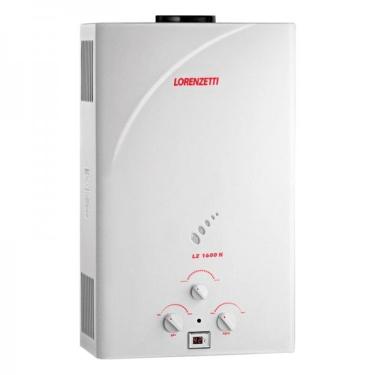 Imagem de Aquecedor de Água a Gás LZ 1600N Lorenzetti GLP (Gás Liquefeito de Petróleo) - Exaustão Natural