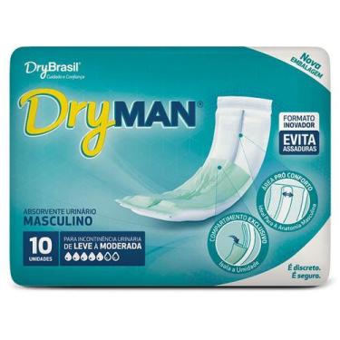 Imagem de Absorvente Masculino Dry Man - Pct 10 Unidades - Clb Macedo