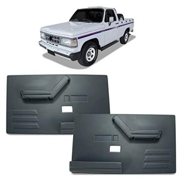 Imagem de FORRO DE PORTA DIANTEIRA D20 93-97 C/APOIO DE BRAÇO PRETO