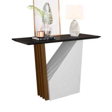 Imagem de Aparador Mayte Preto E Imbuia - D`Rossi