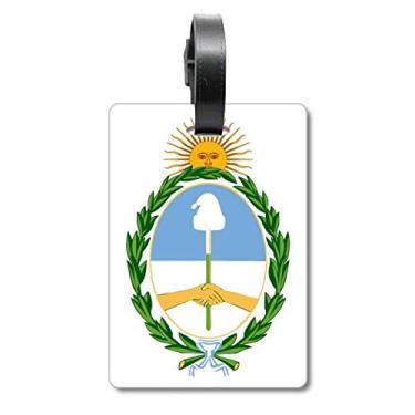 Imagem de Buenos Aires Argentina Emblema Nacional Bolsa de Mala Etiqueta Etiqueta de Bagagem para Cartão de Bagagem
