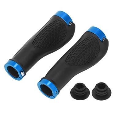 Imagem de Punhos De Guidão De Bicicleta 2PCS,Punhos De Alça De Bicicleta PP TPR, Punhos De Barra De Mão Antiderrapantes E Seguros, Punhos De Bicicleta Com Design Ergonômico (azul)