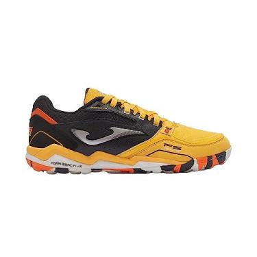 Imagem de Chuteira de Society Joma FS Reactive - Preto e Amarelo Cor:Preto;Tamanho:42