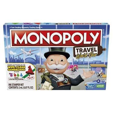 Imagem de Hasbro Gaming Monopoly Travel World Tour Jogo De Tabuleiro Para Famíli