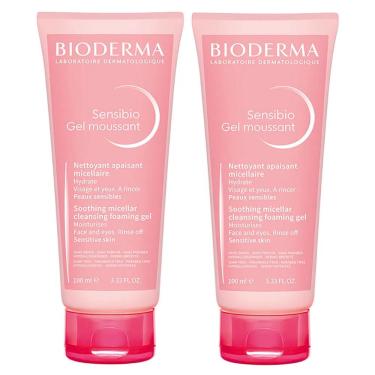 Imagem de Bioderma Sensibio Gel Moussant Kit Com 2 Unidades - Gel De Limpeza Facial Micelar – 100ml Kit