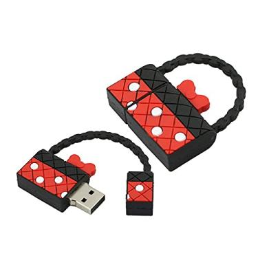 Imagem de 16 GB em forma de bolsa USB Flash Drive USB 2.0 Stick Flash Disk Pen Drive U Pen Drive USB 2.0 Stick PenDrive USB Drive Memory Stick Armazenamento externo USB Disk (vermelho)