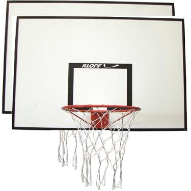 Imagem de Klopf, Par de Tabela De Basquete Juvenil C/Aro Rede Unid Klopf 1023