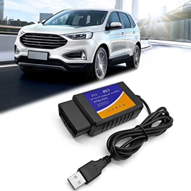 Imagem de Cabo OBDII USB V1.5 Scanner OBD2 Adaptador de diagnóstico para várias marcas CAN-Bus para scanner de falhas de carro Windows, ferramenta de diagnóstico com manual de 9 a 16 V para carros e caminhões leves