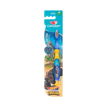 Imagem de Condor Escova Dental Infantil Condohot Wheels 2 A 4 Anos Azul/Verde