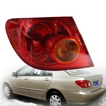 Imagem de munirater Luz traseira esquerda, peça externa, lâmpada de sinalização traseira, substituição do lado do motorista para Toyota Corolla 8156002290 2003-2008