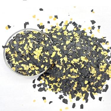 Imagem de Huixiang Chips coloridos decorativos de 1200 g/1,2 kg para pisos de garagem de epóxi - Kit de pintura de piso, flocos de chão de garagem, lascas de tinta para piso de epóxi - Revestimento de piso de