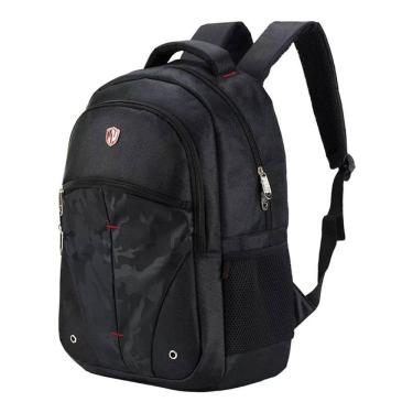 Imagem de Mochila Escolar Notebook SBFQ7808 Preta - Fuseco