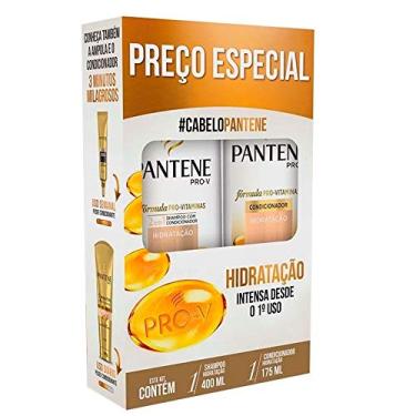 Imagem de Kit Pantene Hidratação Shampoo 400ml + Condicionador 175ml