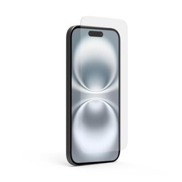 Imagem de PureGear Película de vidro temperado HD com clareza máxima para Apple iPhone 16 Plus (2024) de 6,7 polegadas, cobertura total, ajuste adequado para capa, substituição vitalícia (bandeja de instalação