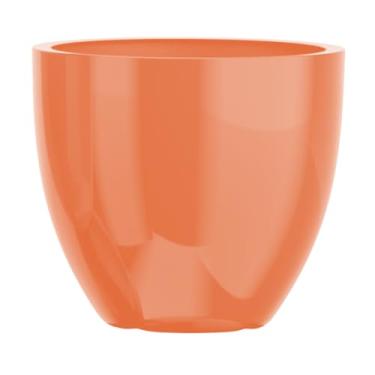 Imagem de Vaso Fibra De Vidro 36cm Redondo Viena P Decorativo Vietnamita (Terracota)