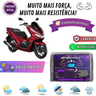 Imagem de Capa Pra Moto Honda PCX Sem Forro 100% Impermeável Armada Force Proteg