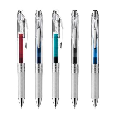 Imagem de Caneta Gel Energel Infree 0.5Mm Retratil Pentel Kit 5 Cores