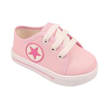 Imagem de Genérico, Tênis Bebê Infantil B2A KIDS Sapatinho casual estiloso Cor:Rosa;Tamanho:17