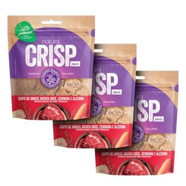 Imagem de Kit 3 Unidades Petisco Saudável para Cães Natural Crisp Blend Pet Snac