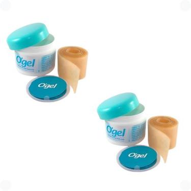 Imagem de Kit Fita Silicone Curativo 30x3 e 60x3 Tratamento Cicatrizes - Compres