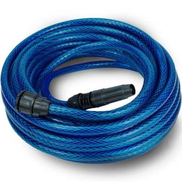 Imagem de Mangueira Cristal Azul Trançada PopFortte Flex Jardim 10m - Unifortte