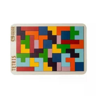 Imagem de Tetris Em Madeira - Brinquedos Infantis - Eduka Brink
