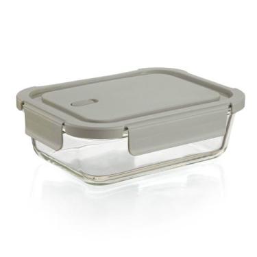 Imagem de Pote de Vidro Hermético 1L Borossilicato Tampa com Travas - Best Kaza