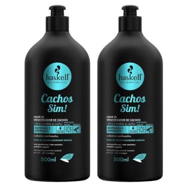Imagem de kit 2 Leave in Haskell Cachos Sim Definição e Nutrição 500 ML