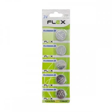 Imagem de Pilha Bateria Flex Botao Cr2025 C/5 - flex xcell
