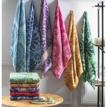 Imagem de Toalha de Banho Jacquard Istambul Estampada - IbiBordadosEnxovais, lil