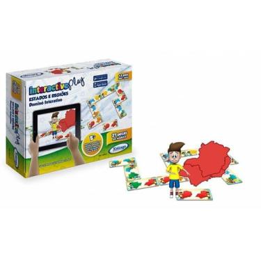 Imagem de Dominó Estados Regiões Interactive Play 21 Pç Xalingo 5324-3