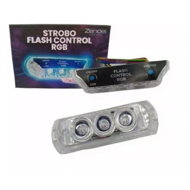 Imagem de Kit Strobo 2 Faróis 9w Rgb Zendel Smart Control Muito Forte