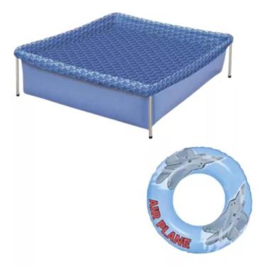 Imagem de Kit Verão Piscina Estruturada 400l + Boia Inflavel Avião - BOTAFOGO