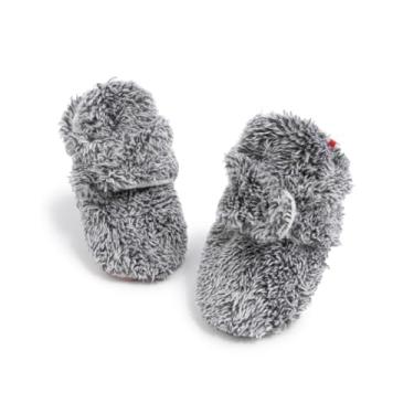 Imagem de Babelvit Botas de lã macia para bebês recém-nascidos, meninos, meninas, para ficar no chão, pantufas, meias antiderrapantes, sapatos de berço de inverno, 004b Preto, 6-12 Meses