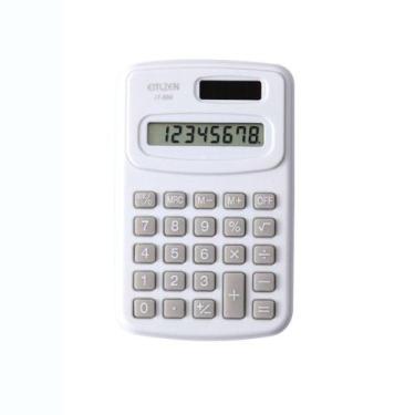 Imagem de Mini Calculadora De Bolso Matemática Plástica De 8 Dígitos Portátil De