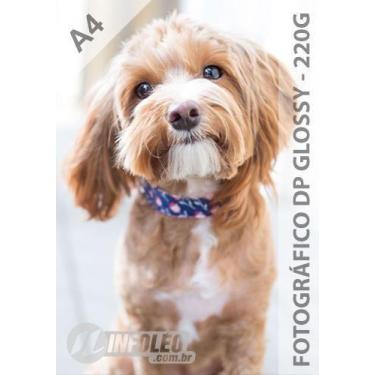Imagem de Papel Fotográfico A4 Glossy Dupla Face 220 gramas - 20 Folhas