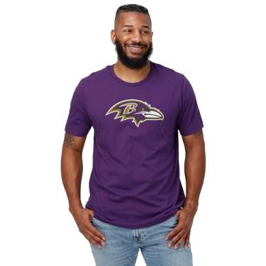 Imagem de FOCO Camiseta masculina de manga curta com logotipo principal do time NFL