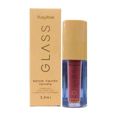 Imagem de Batom Líquido Velvety Ruby Rose Glass Bg03 3,5ml