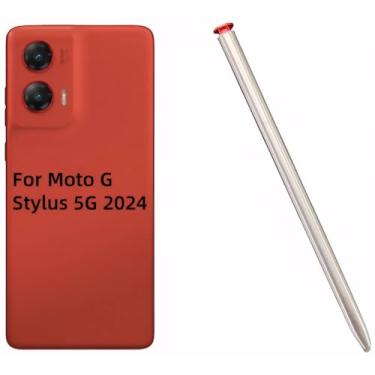 Imagem de Caneta de substituição para Moto G Stylus 5G 2024, caneta de substituição para Motorola G Stylus 5G 2024 Stylo XT2419 Touch Screen S Pen (Scarlet Wave)