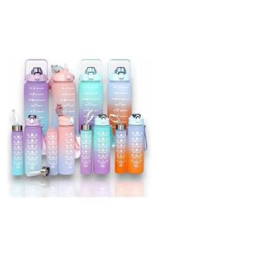 Imagem de Garrafa De Água 2l Kit 3 Squeezes Academia Escolar Infantil - XF