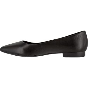 Imagem de Sapatilhas bailarinas Bella Vita femininas de couro Vivien com bico fino