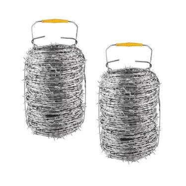 Imagem de Kit 2 Rolos Arame Farpado Para Cerca 100 Metros Total 200m - RURAL AGR