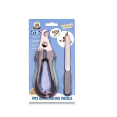 Imagem de Alicate Cortador De Unha Com Lixa  Para Cães e Gatos Pets -  123Útil