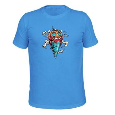 Imagem de Camiseta T-Shirt Tecido Macio Estampada Casquinha - Surprass, Azul cla
