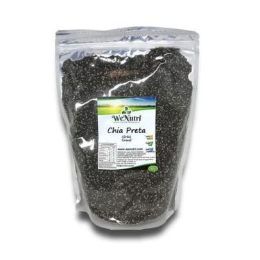 Imagem de Semente de Chia Preta Hispânica Premium Wenutri, 1kg