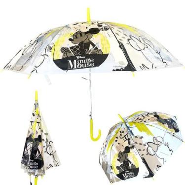 Imagem de Guarda Chuva Sombrinha Transparente Minnie Mouse Disney Lançamento 202