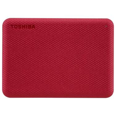 Imagem de Hd Externo Toshiba 4tb Canvio Advance 2.5 Hdtca40xr3ca - Vermelho