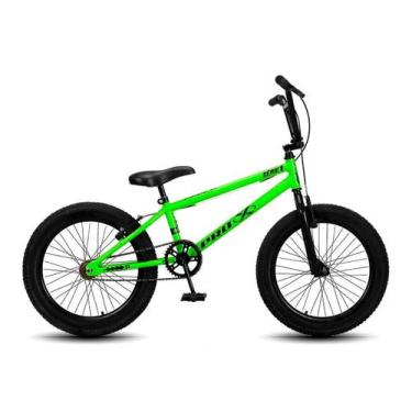 Imagem de Bicicleta Aro 20 BMX PRO X S1 FreeStyle - Pro-X, Verde, Preto