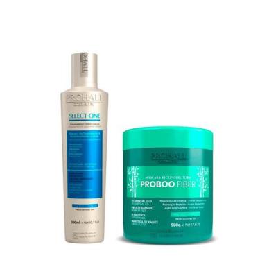 Imagem de Select One Prohall 300ML + Máscara Proboo Fiber 500g - Prohall Cosmeti